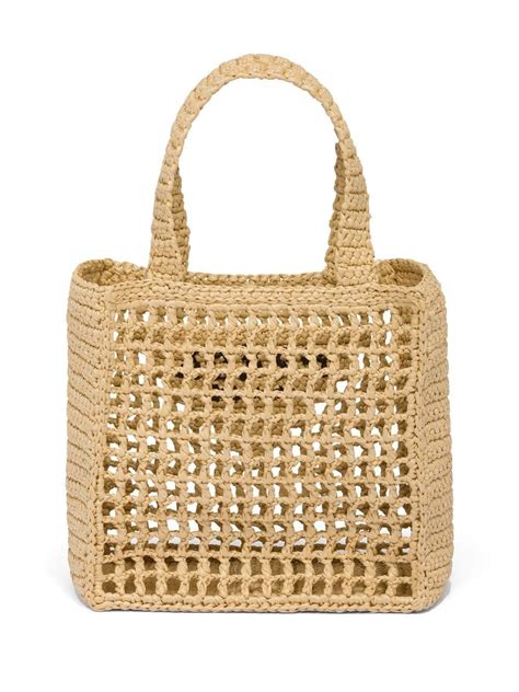 prada woven handbag|farfetch prada bags.